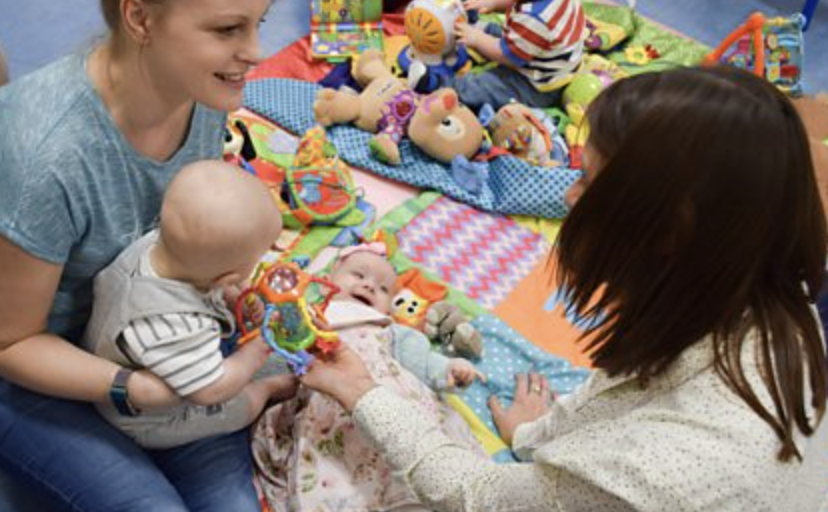 Tiny Bubblers class at BabyBabbleNI